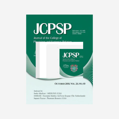 Journal of the College of Physicians and Surgeons Pakistan